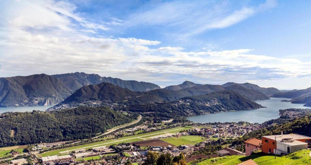 The View Cademario Lake Lugano Apartment With Private Parking & Self Check-In Экстерьер фото